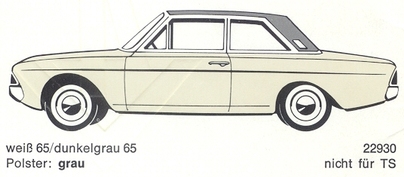 Weiss 65 / Dunkelgrau 65
